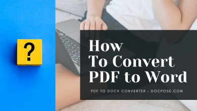 Convert PDF to Word (DOCX) for Free Why Docpose is the Smarter Choice