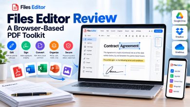 Files Editor PDF editing and annotation tools
