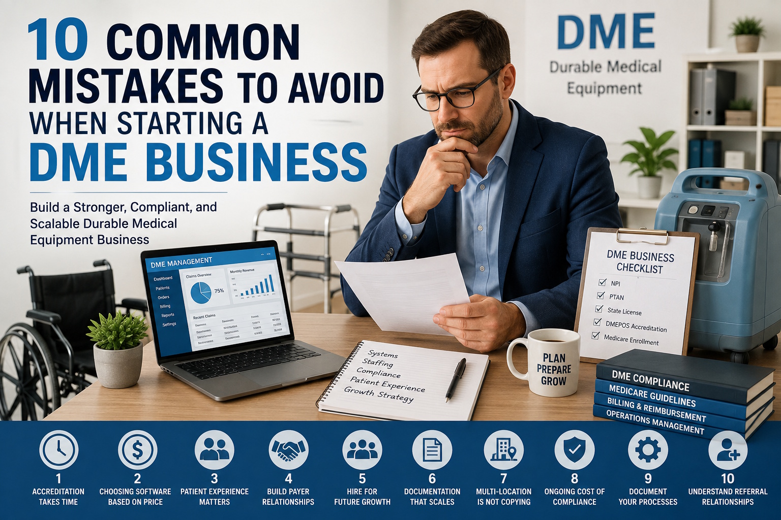 Common mistakes to avoid when starting a DME business