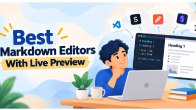 Best Markdown editors with live preview in 2026, featuring online and desktop Markdown editing tools